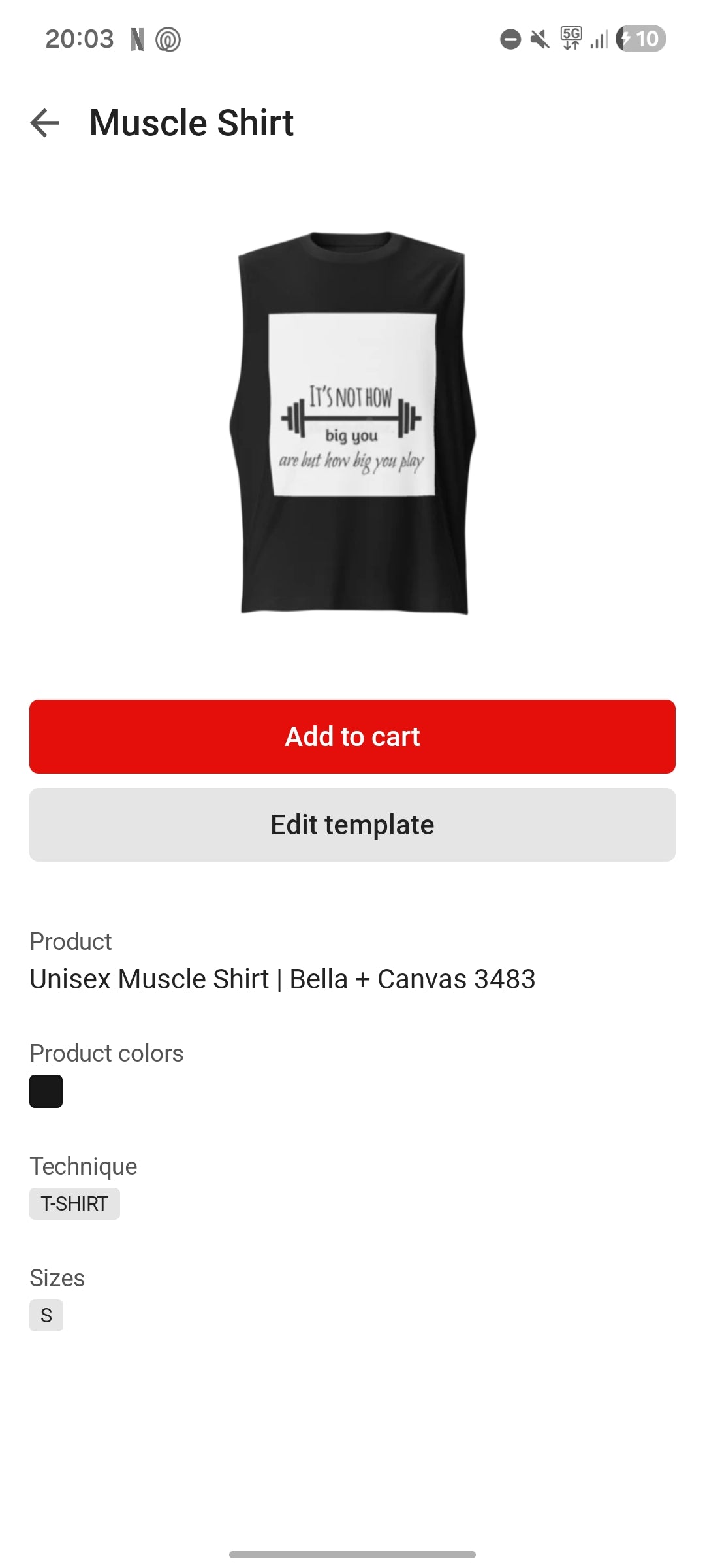 Sleeveles Gym Shirt Motivational 💪